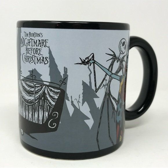 Nightmare Before Christmas Tim Burton Disney Mug Jack Skellington Sally Mayor - Picture 2 of 9